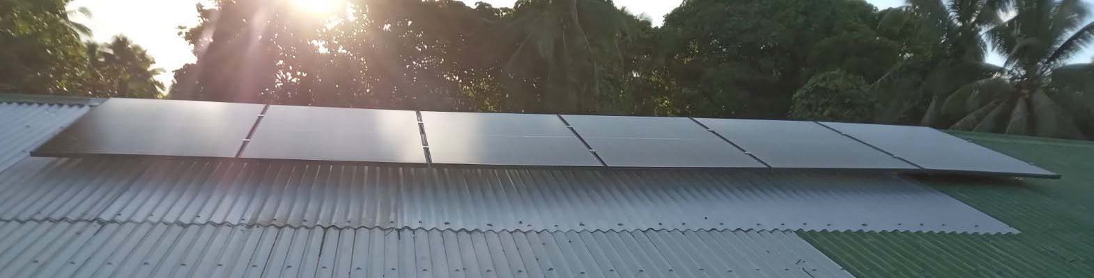 2.49kWp Hybrid Solar System in Noatua, Rotuma Island