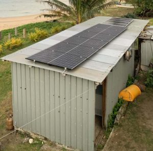 2.64kWp Offgrid Solar System for Ministry of Fisheries in Cikobia Island, Fiji