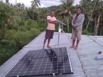 Off-Grid Solar System Powering Starlink in Wailevu Village, Vanua Levu, Fiji