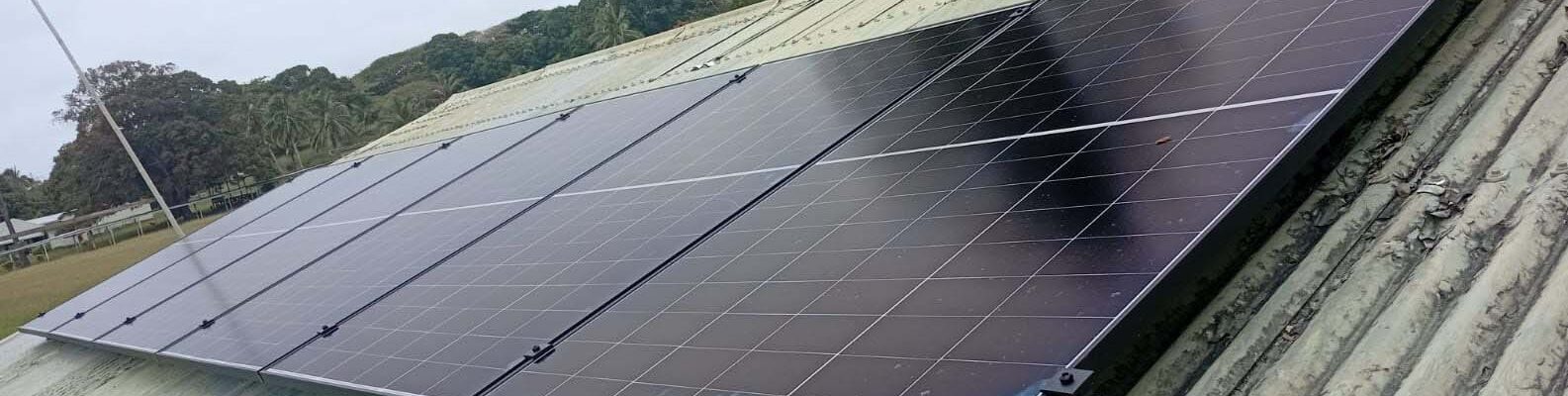 Commercial Victron Off-Grid Solar System for Post Fiji Office in Matuku, Lau